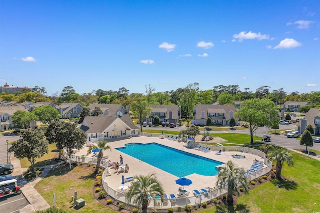 503 20th Ave N Unit 29-C, North Myrtle Beach, SC 29582 - community pool with a residential view