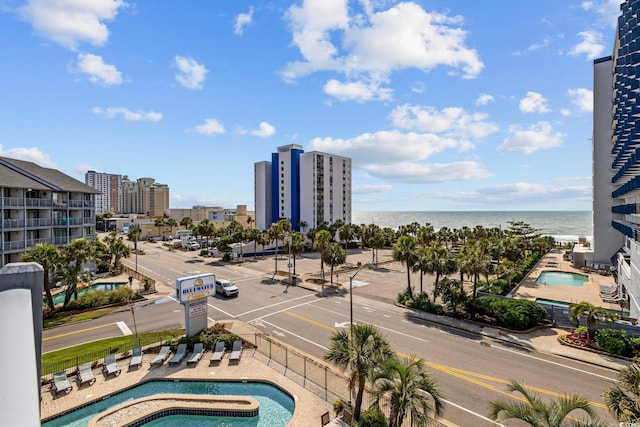 2000 S Ocean Blvd Unit V405, Myrtle Beach, SC 29577 - drone / aerial view of a pool