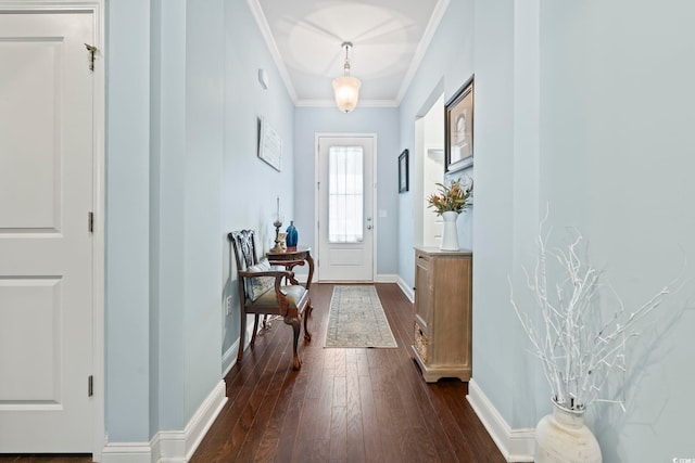 308 Firenze Loop, Myrtle Beach, SC 29579 - foyer entrance with dark wood finished floors and crown molding