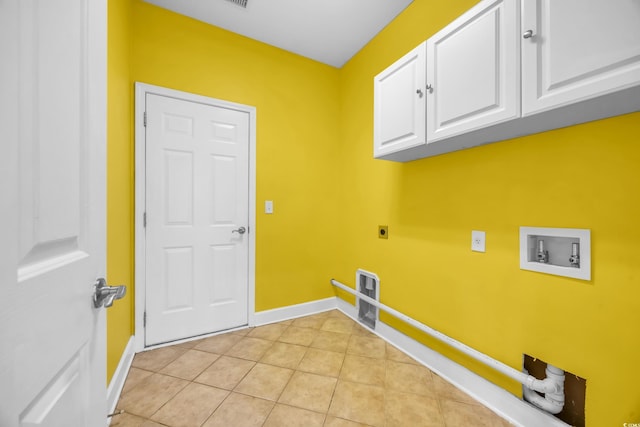 760 Carolina Farms Blvd, Myrtle Beach, SC 29579 - laundry area with cabinet space, hookup for an electric dryer, washer hookup, and light tile patterned flooring