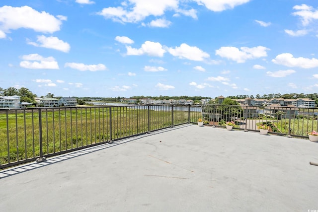 1663 Harbor Dr, North Myrtle Beach, SC 29582 - view of patio / terrace with a residential view