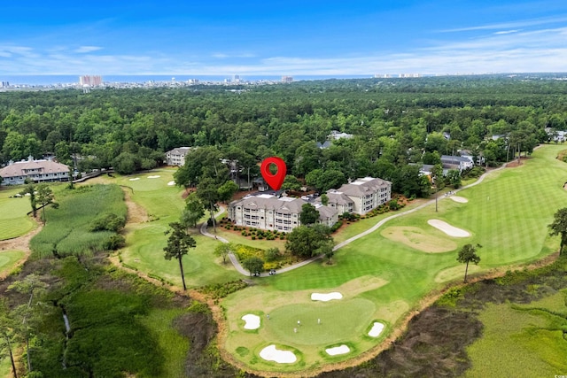 1401 Lighthouse Dr Unit 4334, North Myrtle Beach, SC 29582 - aerial view of property and surrounding area featuring a golf course