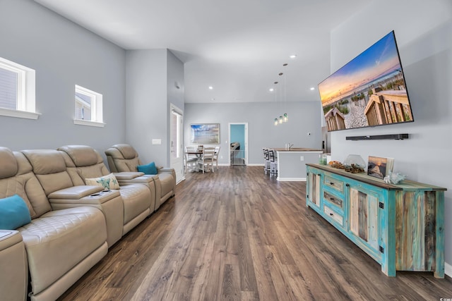 1520 Jardine Loop, Little River, SC 29566 - living room with wood finished floors and recessed lighting