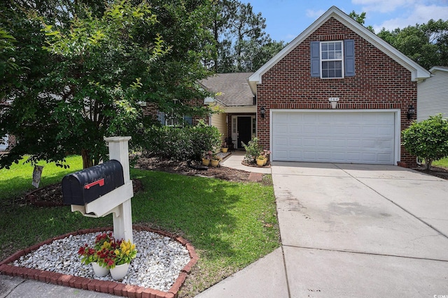 364 Vesta Dr, Myrtle Beach, SC 29579 - traditional-style home with brick siding, driveway, and a front lawn