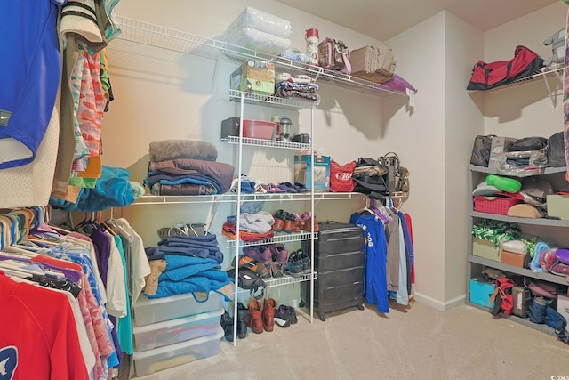232 Angel Wing Dr, Myrtle Beach, SC 29588 - walk in closet with carpet floors