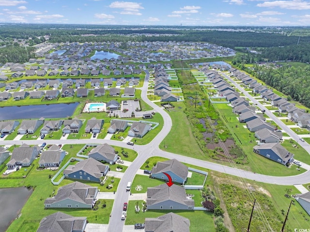 232 Angel Wing Dr, Myrtle Beach, SC 29588 - aerial view of residential area with a large body of water