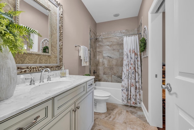 124 Turtle Creek Dr, Pawleys Island, SC 29585 - bathroom with vanity and shower / tub combo with curtain