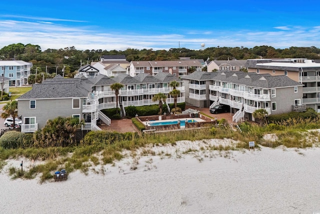 1217 S Ocean Blvd Unit 5, Surfside Beach, SC 29575 - back of property with a residential view