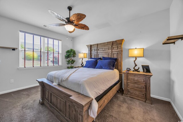 2882 Ophelia Way, Myrtle Beach, SC 29577 - carpeted bedroom featuring baseboards and ceiling fan