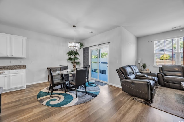 2882 Ophelia Way, Myrtle Beach, SC 29577 - dining room with wood finished floors