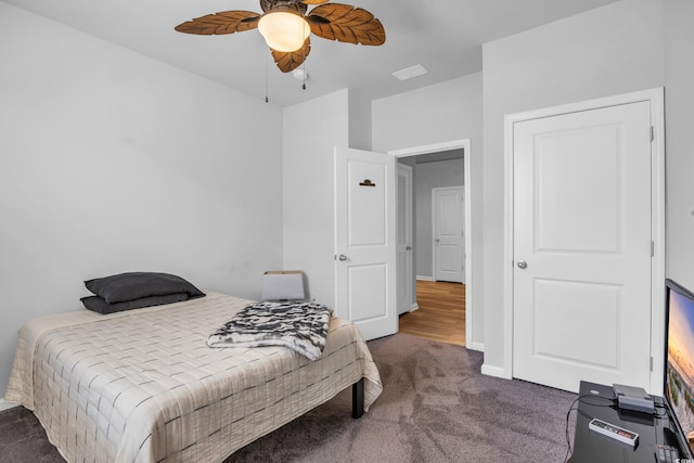 2882 Ophelia Way, Myrtle Beach, SC 29577 - bedroom featuring carpet floors and a ceiling fan
