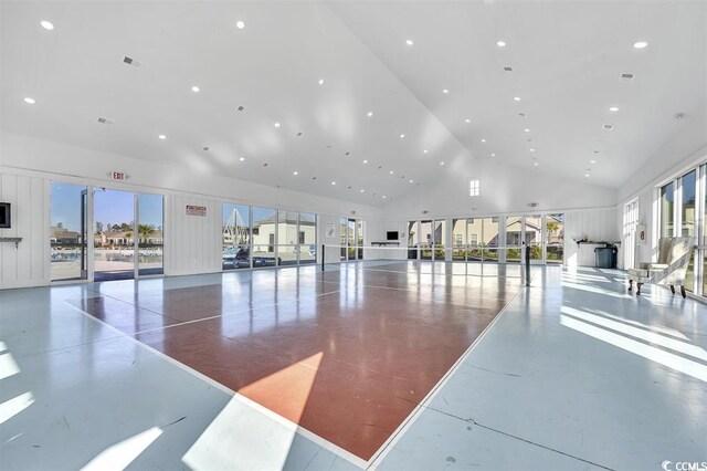 2882 Ophelia Way, Myrtle Beach, SC 29577 - community lobby featuring high vaulted ceiling and recessed lighting
