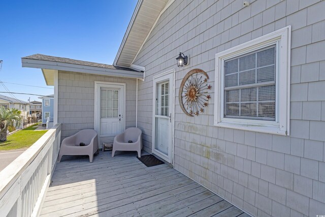 3307 Nixon St, North Myrtle Beach, SC 29582 - view of wooden deck