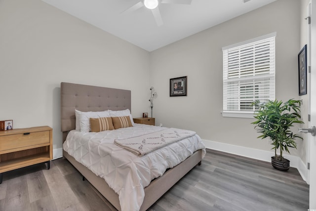 1024 Pochard Dr, Conway, SC 29526 - bedroom featuring wood finished floors and a ceiling fan