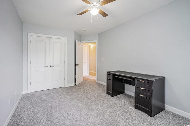1120 Fairway Ln Unit 1120, Conway, SC 29526 - unfurnished office with light colored carpet and a ceiling fan