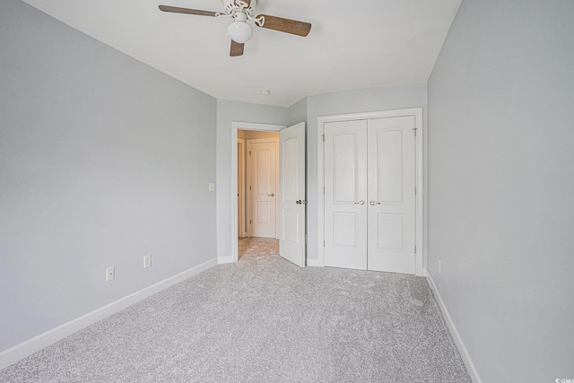 1120 Fairway Ln Unit 1120, Conway, SC 29526 - unfurnished bedroom with carpet, a closet, and ceiling fan