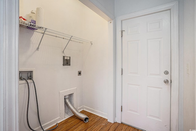 1120 Fairway Ln Unit 1120, Conway, SC 29526 - washroom featuring wood finished floors and hookup for a washing machine