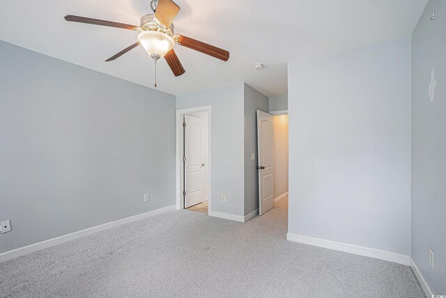1120 Fairway Ln Unit 1120, Conway, SC 29526 - unfurnished bedroom with light carpet and ceiling fan