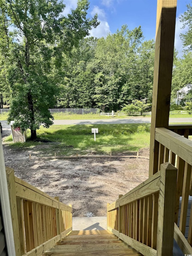 2075 Lees Landing Cir, Conway, SC 29526 - deck with a lawn