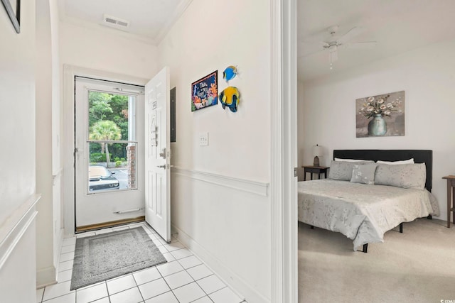 4261 Hibiscus Dr Unit 4-104, Little River, SC 29566 - bedroom featuring ornamental molding and light tile patterned floors