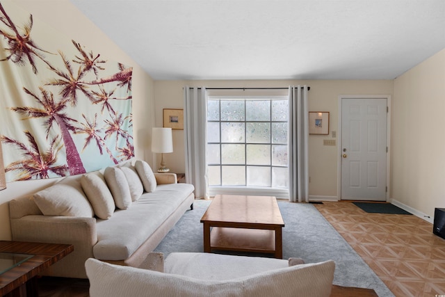 1145 Forest Dr, North Myrtle Beach, SC 29582 - living room featuring baseboards