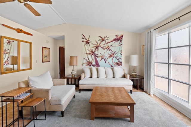 1145 Forest Dr, North Myrtle Beach, SC 29582 - living area featuring ceiling fan