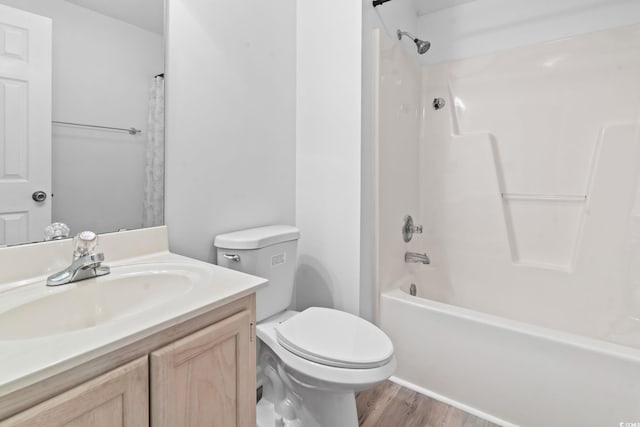 1331 Bermuda Ct, Surfside Beach, SC 29575 - full bathroom featuring vanity, wood finished floors, and bathtub / shower combination