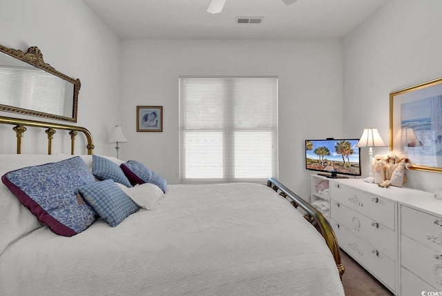 1208 Trisail Ln, North Myrtle Beach, SC 29582 - bedroom with carpet flooring and a ceiling fan