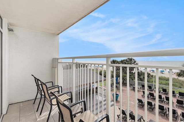 2201 S Ocean Blvd Unit 103, Myrtle Beach, SC 29577 - balcony featuring view of water and beach