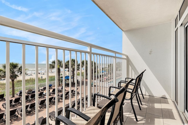 2201 S Ocean Blvd Unit 103, Myrtle Beach, SC 29577 - balcony featuring view of water and beach