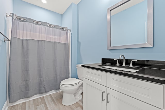2885 Desert Rose St, Little River, SC 29566 - full bathroom featuring vanity, wood finished floors, and shower / bath combo