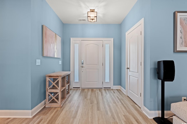 2885 Desert Rose St, Little River, SC 29566 - foyer featuring light wood-type flooring and baseboards