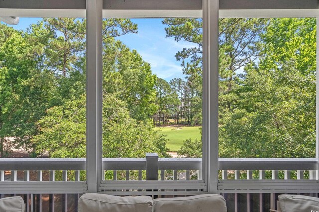 6015 Catalina Dr Unit 932, North Myrtle Beach, SC 29582 - deck featuring view of scattered trees