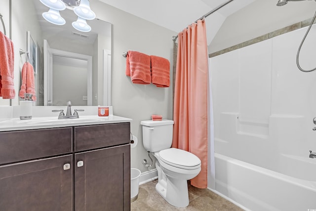 700 Shell Point Ct, Longs, SC 29568 - full bath featuring vanity, shower / bath combination with curtain, and tile patterned floors