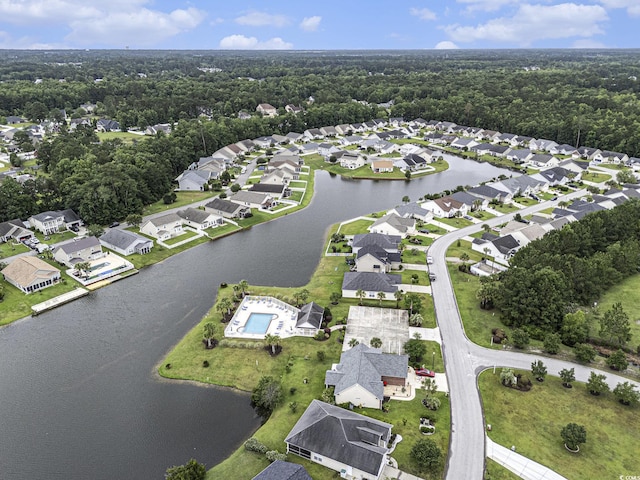 388 Sea Turtle Dr, Myrtle Beach, SC 29588 - aerial view of property and surrounding area featuring nearby suburban area and a nearby body of water