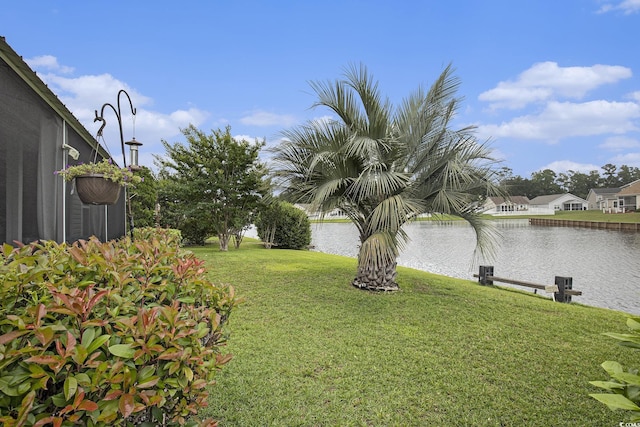 388 Sea Turtle Dr, Myrtle Beach, SC 29588 - view of green lawn with a water view