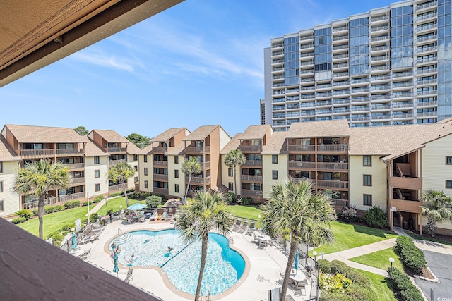5505 N Ocean Blvd Unit 303, Myrtle Beach, SC 29577 - community pool with a patio