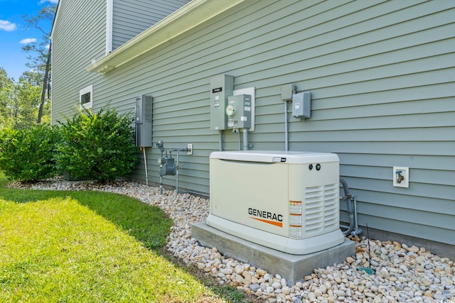 597 Heritage Downs Dr, Conway, SC 29526 - exterior view of a power unit and gas meter