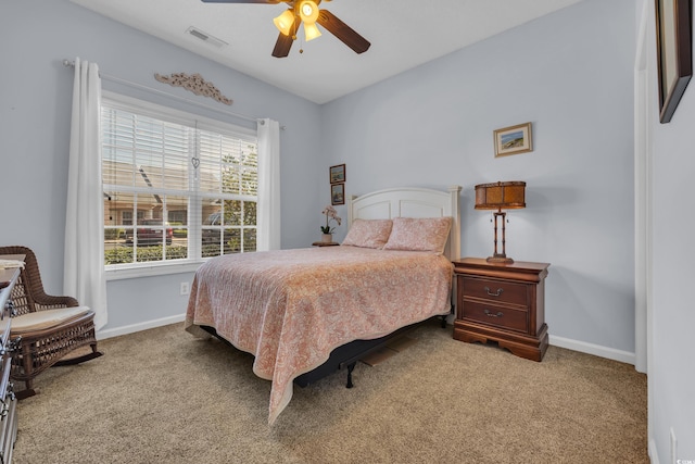 4520 Lighthouse Dr Unit 29B, Little River, SC 29566 - bedroom featuring carpet floors and a ceiling fan