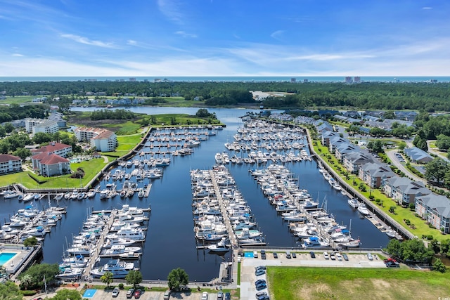 4520 Lighthouse Dr Unit 29B, Little River, SC 29566 - bird's eye view of numerous boat docks