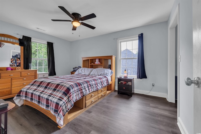 35 Easter Lilly Ct, Murrells Inlet, SC 29576 - bedroom featuring wood finished floors and a ceiling fan