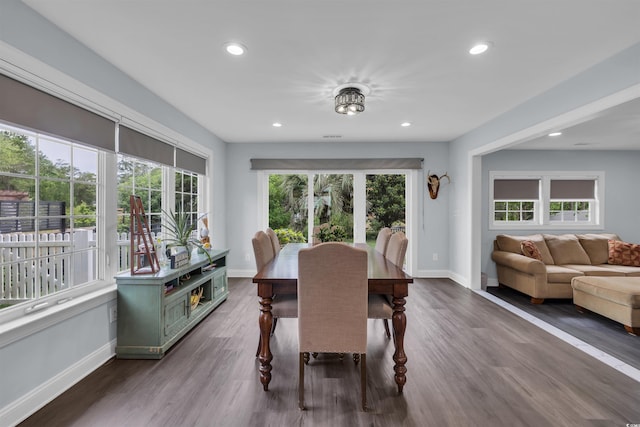 35 Easter Lilly Ct, Murrells Inlet, SC 29576 - dining room featuring recessed lighting and dark wood-style floors