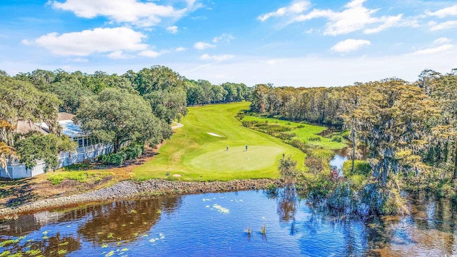 35 Easter Lilly Ct, Murrells Inlet, SC 29576 - bird's eye view of a golf club and a nearby body of water