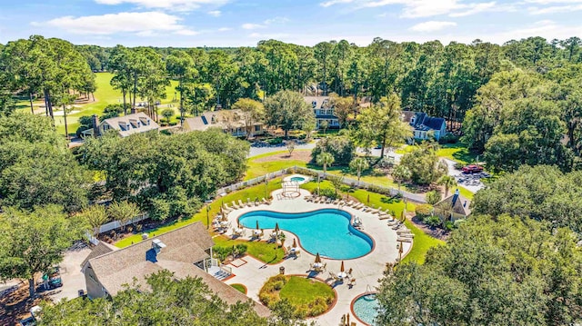 35 Easter Lilly Ct, Murrells Inlet, SC 29576 - aerial view of a pool