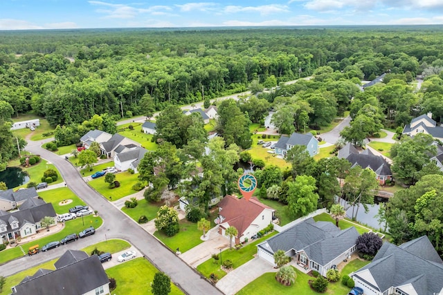 35 Easter Lilly Ct, Murrells Inlet, SC 29576 - aerial view of residential area with a heavily wooded area
