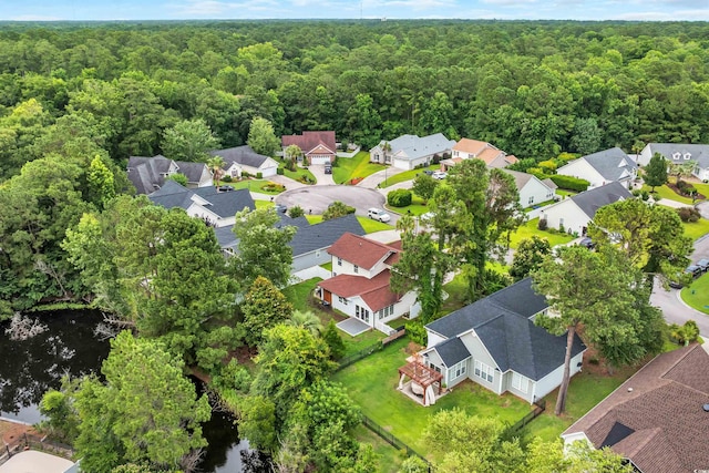 35 Easter Lilly Ct, Murrells Inlet, SC 29576 - aerial perspective of suburban area with a forest and a large body of water