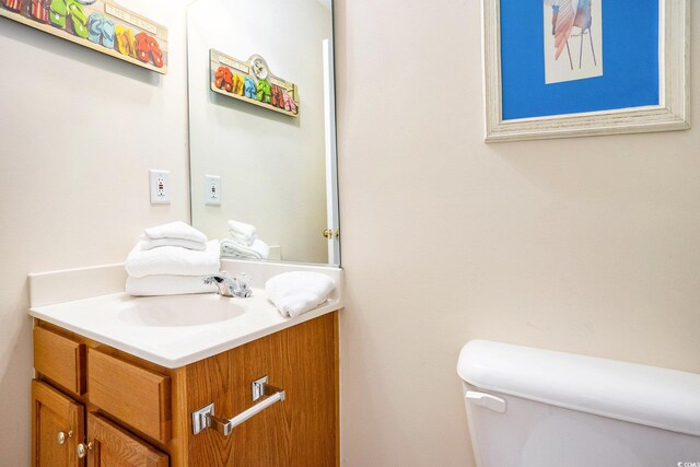 6172 Catalina Dr Unit 414H, North Myrtle Beach, SC 29582 - half bath with vanity and toilet