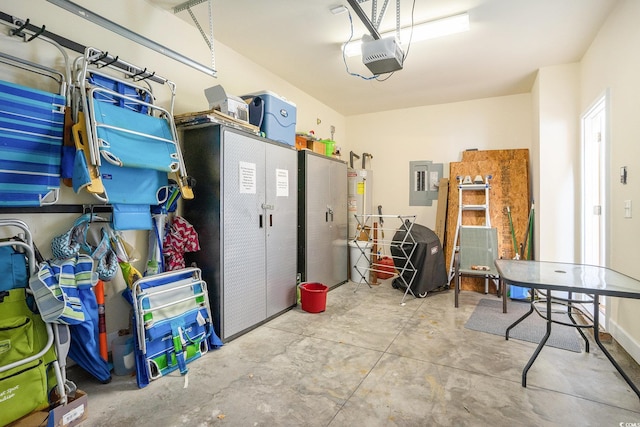 6172 Catalina Dr Unit 414H, North Myrtle Beach, SC 29582 - garage with a garage door opener and electric panel