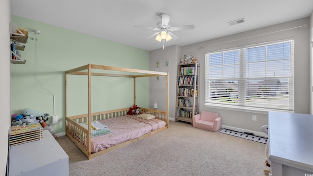 356 Ocean Commons Dr, Surfside Beach, SC 29575 - bedroom featuring carpet and ceiling fan