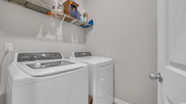 356 Ocean Commons Dr, Surfside Beach, SC 29575 - washroom with washing machine and clothes dryer
